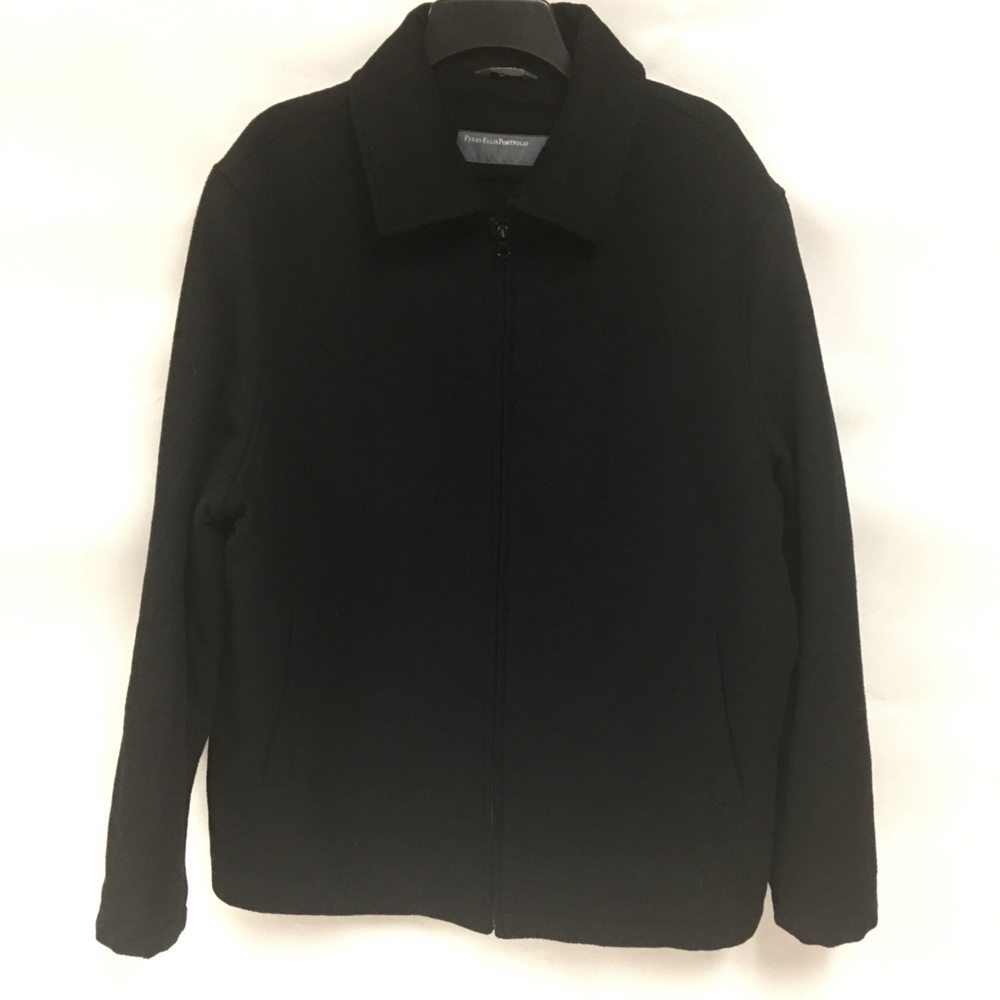 PERRY ELLIS men’s wool coat size M